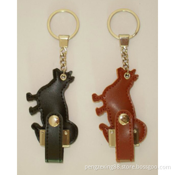 Leather USB Flash Drive for Your Reference, Popular with Girl